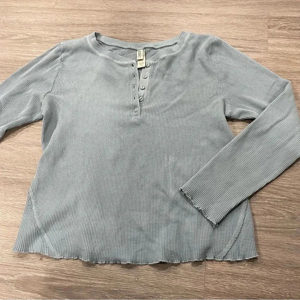 Kasics the  waffle henley size medium large